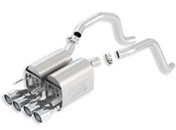 Exhaust System, ATAK, Rear Section, Dual, Stainless, Split Rear Exit, Chevy, 6.0L, 6.2L, Kit