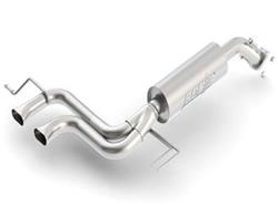 Exhaust System, S-Type, Rear Section, Single, Stainless Steel, Natural, Rear Center Exit, Hyundai, 1.6L, Kit