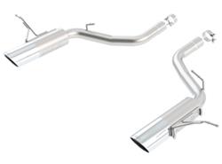 Exhaust System, S-Type, Rear Section, Dual, Stainless Steel, Natural, Split Rear Exit, Jeep, 6.4L, Kit