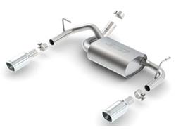 Exhaust System, Touring, Rear Section, Stainless Steel, Natural, Split Rear Exit, Jeep, 3.6L, Kit