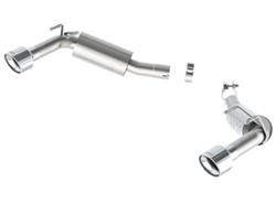 Exhaust System, S-Type Rear Section, Dual, Stainless Steel, Natural, Split Rear Exit, Chevy, 6.2L, Kit