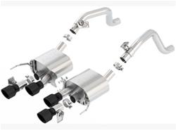 Exhaust System, ATAK, Rear Section, Stainless Steel, Natural, Rear Exit, Chevy, 6.2L, Kit