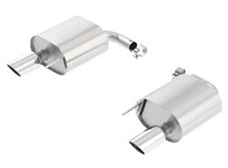 Exhaust System, S-Type, Rear Section, Dual, Stainless Steel, Natural, Split Rear Exit, Ford, 2.3L, Kit