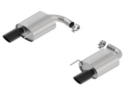 Exhaust System, ATAK, Axle-Back, Stainless, Natural, Two Exits, Split Rear, Ford, 5.0L, Kit