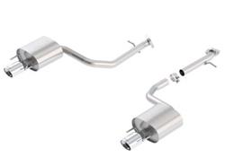 Exhaust System, S-Type, Rear Section, Dual, Stainless Steel, Natural, Rear Exit, Lexus, 2.5, 3.5L, Kit