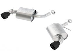 Exhaust System, ATAK Axle-Back, Rear Axle Back, Dual, Stainless Steel, Natural, Split Rear Exit, Chevy, 3.6L, Kit