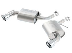 Exhaust System, S-Type, Rear Axle-back, Dual, Stainless Steel, Natural, Split Rear Exit, Chevy, 2.0L, Kit