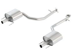 Exhaust System, S-Type, Rear Axle-back, Dual, Stainless Steel, Natural, Split Rear Exit, Lexus, 3.5L, Kit