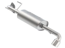 Exhaust System, S-Type, Rear Axle-back, Stainless Steel, Natural, Polished Tip, for use on Impreza, 2.0L, Kit