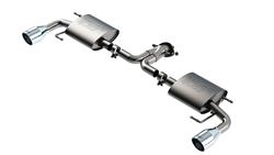 Exhaust System, S-Type, Rear Section, Split Rear Exit, Stainless Steel, Natural, Polished Tips, Mazda, CX-5, 2.5L, Kit