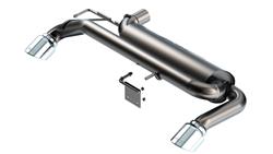 Exhaust System, Touring, Axle Back, 304 Stainless Steel, Natural, Split Rear, Ford, Bronco, 2.3L, Kit