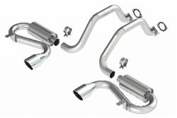 Exhaust System, S-Type, Cat-Back, Dual, Stainless Steel, Natural, Rear Center Exit, Chevy, 5.7L LS, Kit