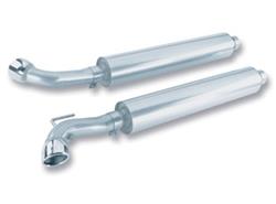 Exhaust System, S-Type, Cat-Back, Dual, Stainless Steel, Natural, Split Side Exit, Dodge, 8.3L, 8.4L, Kit