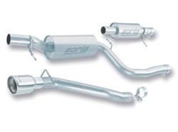 Exhaust System, S-Type, Cat-Back, Single, Stainless Steel, Natural, Rear Exit, Mazda, 2.3L, Kit