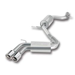 Exhaust System, Cat-Back, Stainless Steel, Natural, Polished Tips, Volkswagen, 2.0L, Kit