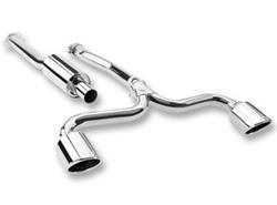 Exhaust System, S-Type, Cat-Back, Single In/Dual Out, Stainless Steel, Split Rear Exit, Mitsubishi, 2.0L, Kit