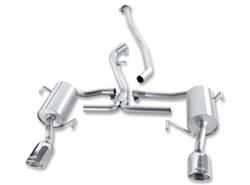 Exhaust System, Cat-Back, Stainless Steel, Natural, Polished Tip, Subaru Impreza Sedan, 2.5L, Kit