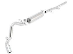 Exhaust System, Touring, Cat-Back, Single, Stainless, Natural, Side Exit, Chevy, GMC, 4.8L, 5.3L, 6.0L, Kit