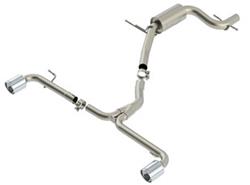 Exhaust System, Cat-Back, Stainless Steel, Natural, Polished Tip, Volkswagen, 2.0L, Kit