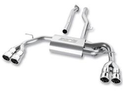 Exhaust System, S-Type, Cat-Back, Single In/Dual Out, Stainless Steel, Natural, Rear Exit, Hyundai, 2.0L, Kit