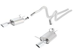 Exhaust System, ATAK, Cat-Back, Dual, Stainless Steel, Natural, Rear Exit, Ford, 3.7L, Kit