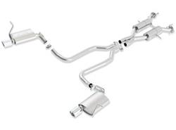 Exhaust System, Touring, Cat-Back, Stainless Steel, Natural, Rear Exit, Jeep, 5.7L, Kit