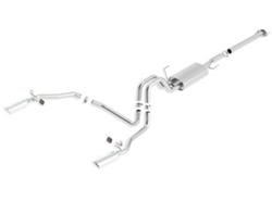 Exhaust System, ATAK, Cat-Back, Stainless Steel, Natural, Split Rear Exit, Ford, 5.0L, Kit