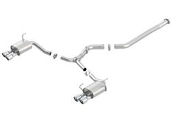 Exhaust System, ATAK, Cat-Back, Stainless Steel, Natural, Split Rear Exit, Subaru, 2.5L, Kit