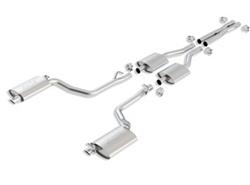 Exhaust System, S-Type, Cat-Back, Stainless Steel, Natural, Split Rear Exit, Chrysler, Dodge, 5.7L, Kit