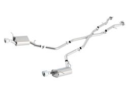 Exhaust System, Touring, Cat-Back, Stainless Steel, Natural, Split Rear Exit, Dodge, Kit