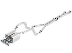 Exhaust System, S-Type II, Cat-Back, Stainless Steel, Polished Tip, Chevy, 6.0, 6.2L, Kit