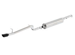 Exhaust System, S-Type, Cat-Back, Single, Stainless Steel, Natural, Rear Exit, Jeep, 3.6L, Kit