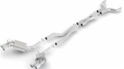 Exhaust System, Aggressive ATAK, Cat-back, Stainless Steel, Natural, Split Rear Exit, Chevy, 6.2L LS, Kit