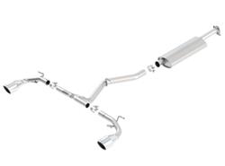 Exhaust System, S-Type, Cat-Back, Single In/Dual Out, Stainless, Split Rear Exit, Scion, Subaru, 2.0L, Kit