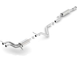 Exhaust System, S-Type, Cat-Back, Single, Stainless Steel, Natural, Rear Center Exit, Hyundai, 1.6L, Kit