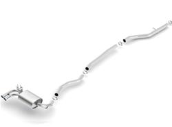 Exhaust System, S-Type, Cat-Back, Single, Stainless Steel, Natural, Rear Exit, BMW, 2.0L, Kit