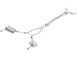 Exhaust System, Touring, Cat-Back, Stainless Steel, Natural, Split Rear Exit, Chevy, 3.6L, Kit