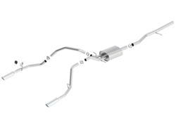 Exhaust System, ATAK, Cat-Back, Single In/Dual Out, Stainless, Natural, Split Rear Exit, Chevy, GMC, 5.3L, Kit