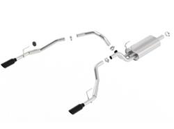 Exhaust System, Cat-back, Single In/Dual Out, Stainless Steel, Split Rear Exit, Dodge, 5.7L, Kit