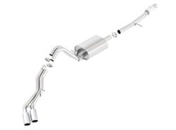 Exhaust System, Touring, Cat-back, Single In/Dual Out, Stainless Steel, Passenger Side Exit, Chevy, 5.3L, Kit