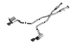 Exhaust System, ATAK, Cat-Back, Dual In/Dual Out, Stainless Steel, Natural, Rear Exit, Jeep, 6.4L, Kit