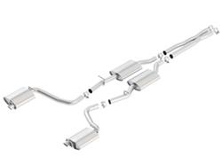 Exhaust System, S-Type, Cat-Back, Dual In/Dual Out, Stainless, Natural, Rear Exit, Chrysler, Dodge, 5.7L, Kit