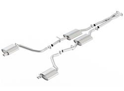 Exhaust System, S-Type, Cat-Back, Stainless Steel, Natural, Split Rear Exit, Dodge, 3.6L, Kit