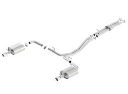 Exhaust System, S-Type, Cat-Back, Stainless Steel, Natural, Split Rear Exit, Ford, 3.5L EcoBoost, Kit