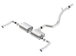 Exhaust System, S-Type, Cat-Back, Stainless Steel, Natural, Split Rear Exit, Audi, 2.0L, Kit