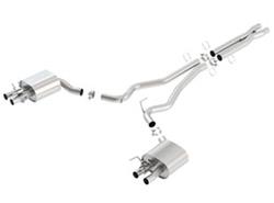 Exhaust System, ATAK, Cat-Back, Stainless Steel, Natural, Split Rear Exit, Ford, 5.2L, Kit