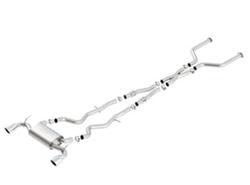 Exhaust System, S-Type, Cat-back, Stainless Steel, Natural, Split Rear Exit, Polished Tips, Infiniti, 3.0L, Kit