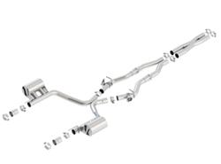 Exhaust System, ATAK, Cat-Back, Dual In/Dual Out, Stainless, Natural, Split Rear Exit, Dodge, 5.7L, Kit