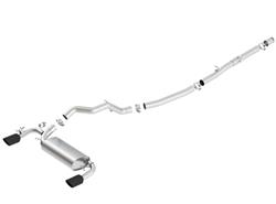 Exhaust System, ATAK, Cat-Back, Single In/Dual Out, Stainless Steel, Natural, Split Rear Exit, Ford Focus RS, 2.3L, Kit