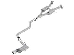 Exhaust System, S-Type, Cat-Back, Stainless Steel, Natural, Rear Exit, Jeep, 3.6L, Kit